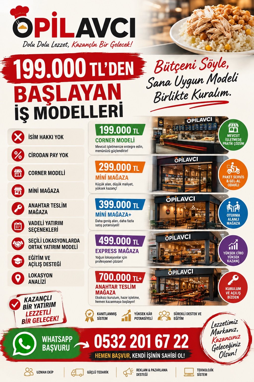 OPİLAVCI ürün ve franchise tanıtım görseli
